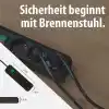 Brennenstuhl Eco-Line 3Lü Priz (Çocuk Emniyetli Priz, Şalter Ve 5 M Kablo), Siyah, 1152900, 230
