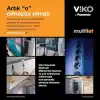 VİKO Multi-Let 2li Topraklı Kablolu Ç.K 1mt Priz