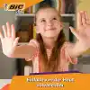 BIC Kids Kid Couleur Ultra Yıkanabilir Keçeli Boya Kalemi 24 Renk, Kolayca Çoğu Kumaştan Çıkar, Su Bazlı Keçeli Kalem