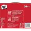 Pritt Pastel Boyalar, canlı renkler ve rahat uygulamalı pastel boya, yumuşak çocuk boyası, kolay kullanımlı resim boyası, dayanıklı kırtasiye malzemesi, Çantalı 24 Renk Pastel Boya