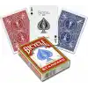 Bicycle Rider Back International Standard Endeks, Poker Boyu, 1 Deste, Kırmızı veya Mavi