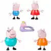 Peppa Pig Peppanın 5 Kişilik Ailesi ve Bebek Evie | El Ele Tutuşabilen Hareketli Figürler | 3 Yaş ve Üzeri Kız ve Erkek Çocuklar İçin Okul Öncesi Oyuncak