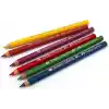 Faber-Castell Jumbo Boya Kalemi, 12 Renk, Kalın Gövde ve Uç, Kırılmaya Dirençli Özel Yapıştırma Sistemi, Kolay Açılır, Çocuklar İçin Güvenli