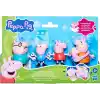 Peppa Pig Peppanın 5 Kişilik Ailesi ve Bebek Evie | El Ele Tutuşabilen Hareketli Figürler | 3 Yaş ve Üzeri Kız ve Erkek Çocuklar İçin Okul Öncesi Oyuncak
