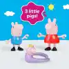 Peppa Pig Peppanın 5 Kişilik Ailesi ve Bebek Evie | El Ele Tutuşabilen Hareketli Figürler | 3 Yaş ve Üzeri Kız ve Erkek Çocuklar İçin Okul Öncesi Oyuncak