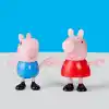 Peppa Pig Peppanın 5 Kişilik Ailesi ve Bebek Evie | El Ele Tutuşabilen Hareketli Figürler | 3 Yaş ve Üzeri Kız ve Erkek Çocuklar İçin Okul Öncesi Oyuncak