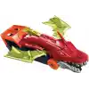Hot Wheels fırlatıcı ve taşıyıcı ejderha Hot Wheels™ Şehri fırlatıcı ve taşıyıcı ejderha, ağzından araba püskürtür, 3 yaş ve üzeri çocuklar için hediye GTK42