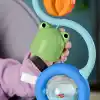 3 ay ve üzeri bebekler için Fisher-Price duyusal gelişime yardımcı sesli ve vantuzlu mama sandalyesi oyuncağı, JHB46