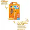 Carioca 3 In 1 Jumbo Bebek Ahşap Gövdeli Boya Kalemi 6Lı,Kalemtraş Hediyeli