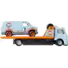 Hot Wheels Premium Collector sergilenmeye uygun setler, 3 adet 1:64 ölçekli araba ve 1 adet 1:64 ölçekli Team Transport araç, Metal/Metal şasi ve Real Riders tekerlekler, JHW43