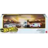 Hot Wheels Premium Collector sergilenmeye uygun setler, 3 adet 1:64 ölçekli araba ve 1 adet 1:64 ölçekli Team Transport araç, Metal/Metal şasi ve Real Riders tekerlekler, JHW43