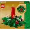 LEGO Yılbaşı Masa Süsü 40743 – 12 Yaş Üzeri Çocuklar için Kırmızı Mum, Orman Meyveleri, Altın Yıldızlar ve Yeşil Yapraklar İçeren Yılbaşı Temalı Yaratıcı Koleksiyonluk Oyuncak Yapım Seti (433 Parça)