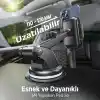 KingMa Vantuzlu Uzayan Cam ve Torpido için Ayarlanabilir Araç içi Telefon Tutucu