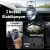 KingMa Vantuzlu Uzayan Cam ve Torpido için Ayarlanabilir Araç içi Telefon Tutucu