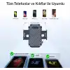 KingMa Vantuzlu Uzayan Cam ve Torpido için Ayarlanabilir Araç içi Telefon Tutucu