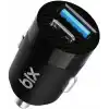 Bix BXAC65C 65W PD Type-C & 18W USB-A Girişli Çift Portlu Hızlı Şarj Özellikli Araç İçi Şarj Cihazı Siyah
