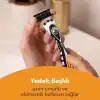 BIC Hybrid 5 Flex 4lü Yedek Tıraş Bıçağı Kartuşu (5 Bıçak), 5 Nano Teknolojik Titanyum Bıçak, E Vitamini ile Zenginleştirilmiş Geniş Kayganlaştırıcı Bant