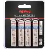Rotring Tikky Hi-Polymer Mekanik Kurşun Kalem Ucu, 0,7Mm, 2B, 4Lü Blister
