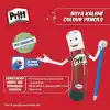 Pritt Kuru Boyalar, canlı renklerde boya kalemi, açması kolay ve dayanıklı silinebilir kalem, yumuşak mineli resim kalemi, kaliteli kırtasiye malzemesi, 24 renkli kalem