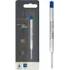 Parker 1950371 Quinkflow Tükenmez Kalem Yedeği, Orta Kalınlıkta Uç, Mavi