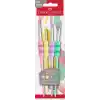 Faber-Castell Yumuşak Dokulu Fırça Pastel Seti, 4’lü, Kaymaz Tutma Yeri, Ergonomik Kavrama, İnce ve Kalın Uçlu Boyama Fırçaları