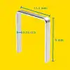 Rapid Zımba teli Tip 53, 8 mm zımba, 5.000 adet büyük paket, ahşap ve kumaşlar için ince tel kıskaçlar
