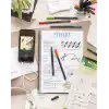 Faber-Castell Grip Finepen İnce Keçe Uçlu Kalem Seti, 5’li, Klasik Renkler, 0.4 mm, Metal Destekli, Ergonomik Üçgen Gövde