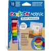 Carioca Akrilik Paint Marker Su Bazli Fırça Uçlu 10Lu