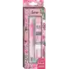 Serve Doğa Desenli Deep Kalem, Deep Silgi ve Deep Min, 0.7 mm, Şeker Pembe
