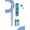 Serve Deep Versatil Kalem, Silgi ve Kalem Ucu 0,7mm 3lü Set - Gök Mavi