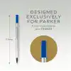 Parker 1950322 Rollerball Kalem Yedeği, İnce uç, Mavi
