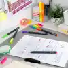 Faber-Castell Grip Finepen İnce Keçe Uçlu Kalem Seti, 5’li, Neon Renkler, 0.4 mm, Metal Destekli, Ergonomik Üçgen Gövde