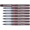 rOtring Tikky Graphic Keçe Uçlu Teknik Çizim Kalemi, 0,1 mm, Siyah Mürekkep, Kahverengi