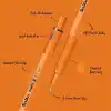 Scrikss Office Matri-X Versatil 0.5 Mm Turuncu Şeffaf Amb.