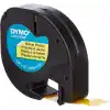 Dymo S0721620, LetraTag Plastik Şerit (12 mm X 4 mt), Sarı (59423)