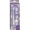 Serve Doğa Desenli Deep Kalem, Deep Silgi ve Deep Min, 0.7 mm, Lavanta
