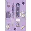 Serve Doğa Desenli Deep Kalem, Deep Silgi ve Deep Min, 0.7 mm, Lavanta