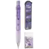 Serve Doğa Desenli Deep Kalem, Deep Silgi ve Deep Min, 0.7 mm, Lavanta