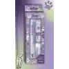 Serve Doğa Desenli Deep Kalem, Deep Silgi ve Deep Min, 0.7 mm, Lavanta