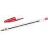 BIC Cristal Medium Tükenmez Kalem Kırmızı 50li Kutu, 1.0 mm Orta Kalınlıkta Uç, Şeffaf Gövde, Delikli Kapak