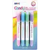 AMOS Kalem Pastel Jel Dry 4 Renkli Set, Çok Renkli