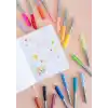 BIC Intensity Marking Colour Permanent Kalıcı Markör, 12li Blister, 12 Canlı Renk, Kapağı 1 Ay Açık Kalsa da Kurumayan Mürekkep