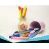 BIC Intensity Marking Colour Permanent Kalıcı Markör, 12li Blister, 12 Canlı Renk, Kapağı 1 Ay Açık Kalsa da Kurumayan Mürekkep