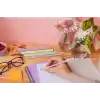 BIC Evolution Pastel Kurşun Kalem, 12li Kutu, Kıymık Oluşturmaz, Çiğnemeye Karşı Dayanıklı, Kolay Açılır