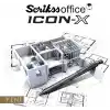 Scrikss Office Icon-X Metal Versatil 0.5 Mm Mat Siyah