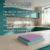 Vileda Actifibre Pro Kitchen Mikrofiber Bez, PVA Kaplama, İz Bırakmayan Tasarım