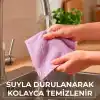 Vileda Actifibre Pro Kitchen Mikrofiber Bez, PVA Kaplama, İz Bırakmayan Tasarım