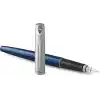 Parker Jotter Mavi Krom Tasarımlı Dolma Kalem, Orta Kalınlıkta Uç, Mavi Mürekkep