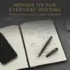 Parker 1950323 Tükenmez Kalem Yedeği, Orta Kalınlıkta Uç, Siyah, Siyah