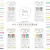 ZEBRA MILDLINER BRUSH PEN N-5C-N SET